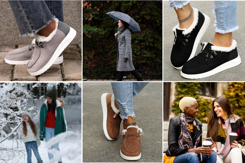 FurAlign™ – Chaussures Orthopédiques Fourrées pour Hiver