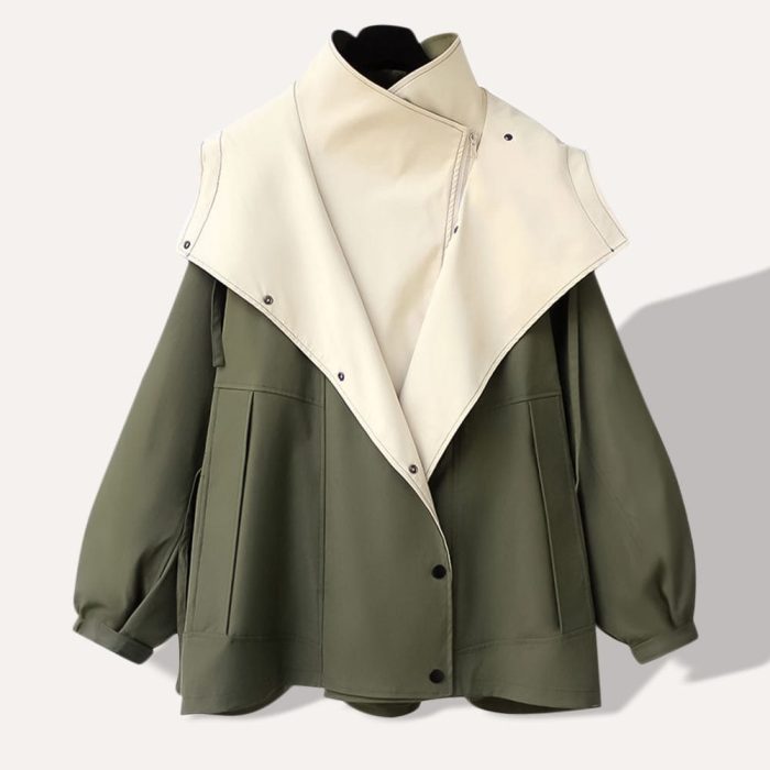 DuoShield™ – Veste Bicolore Coupe-Vent & Imperméable