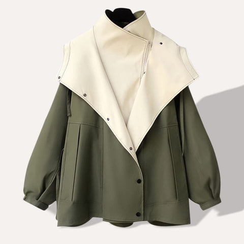 DuoShield™ – Veste Bicolore Coupe-Vent & Imperméable