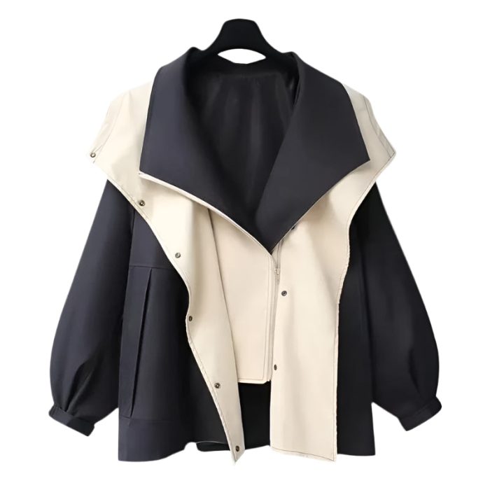 DuoShield™ – Veste Bicolore Coupe-Vent & Imperméable
