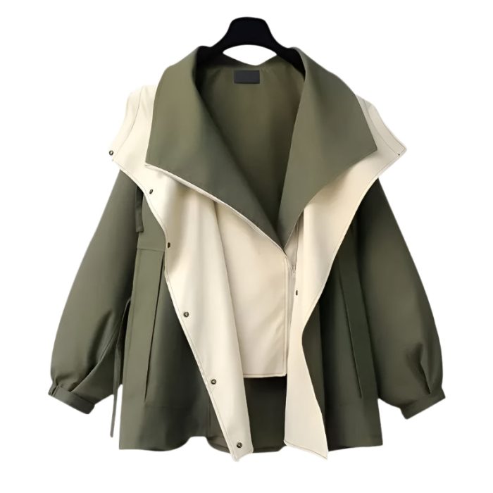 DuoShield™ – Veste Bicolore Coupe-Vent & Imperméable