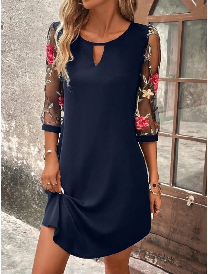 ÉléganceSophie™ – Robe Femme Longue Chic avec Détails Modernes