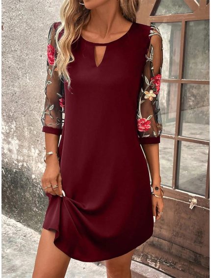 ÉléganceSophie™ – Robe Femme Longue Chic avec Détails Modernes