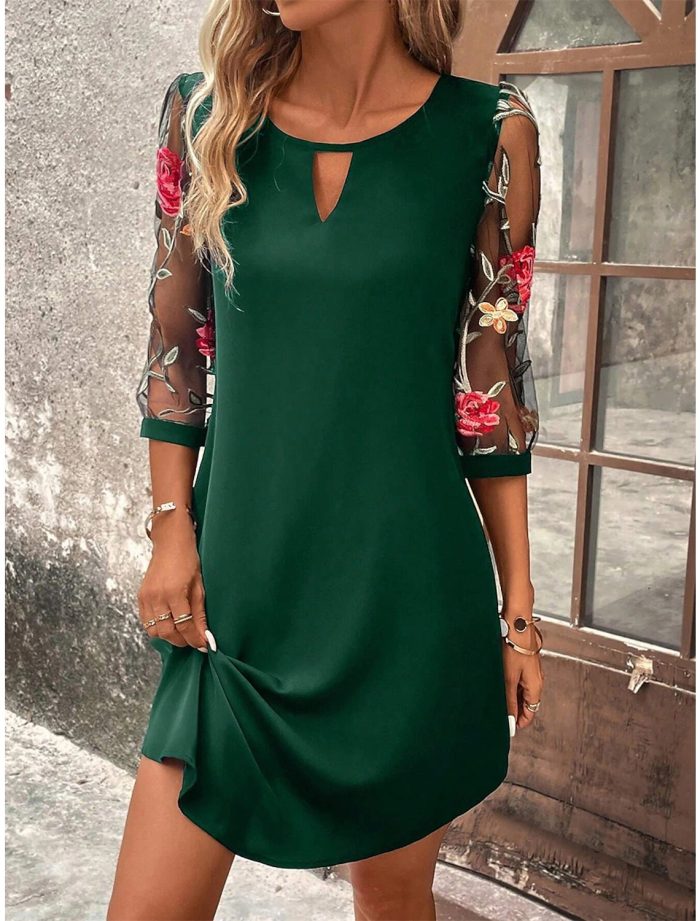 ÉléganceSophie™ – Robe Femme Longue Chic avec Détails Modernes