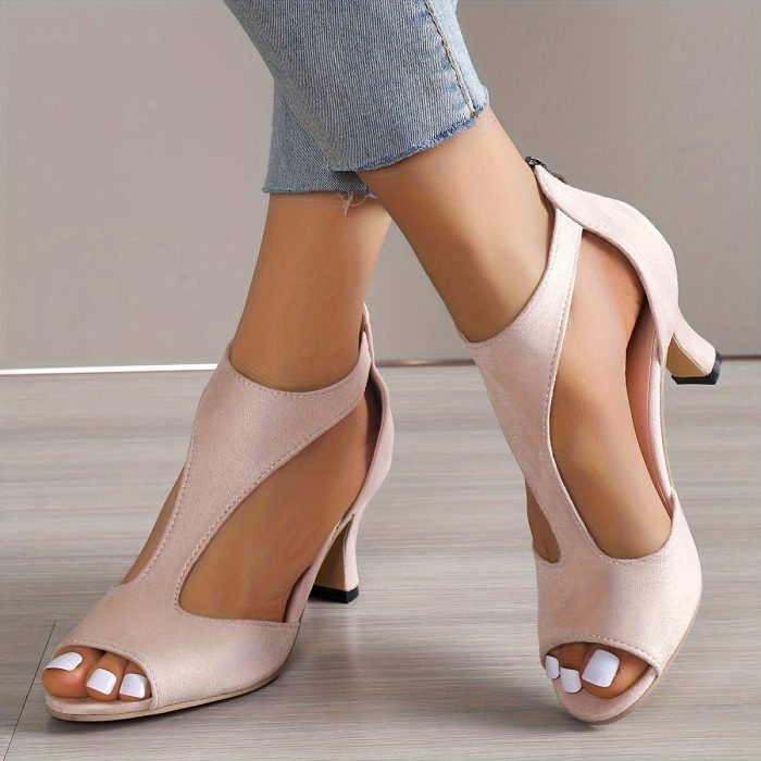 Elegancia™ – Sandales Femme à Talon Confortables & Chic pour Soirée