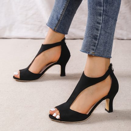 Elegancia™ – Sandales Femme à Talon Confortables & Chic pour Soirée