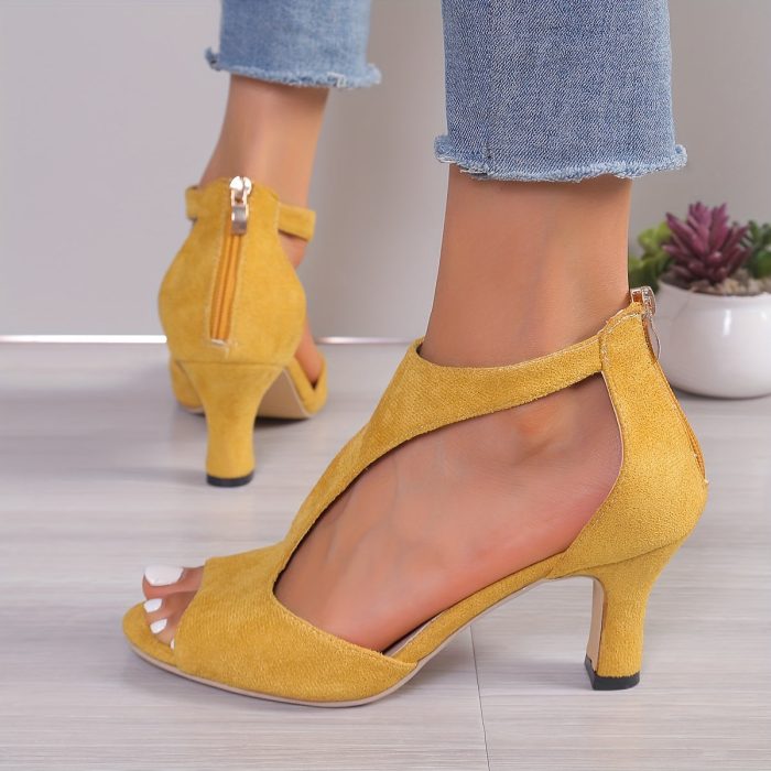 Elegancia™ – Sandales Femme à Talon Confortables & Chic pour Soirée