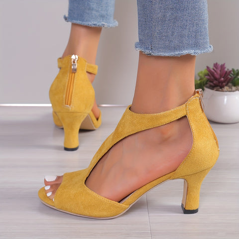 Elegancia™ – Sandales Femme à Talon Confortables & Chic pour Soirée