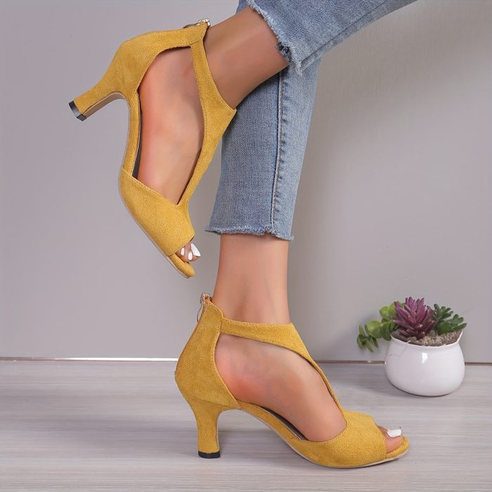 Elegancia™ – Sandales Femme à Talon Confortables & Chic pour Soirée