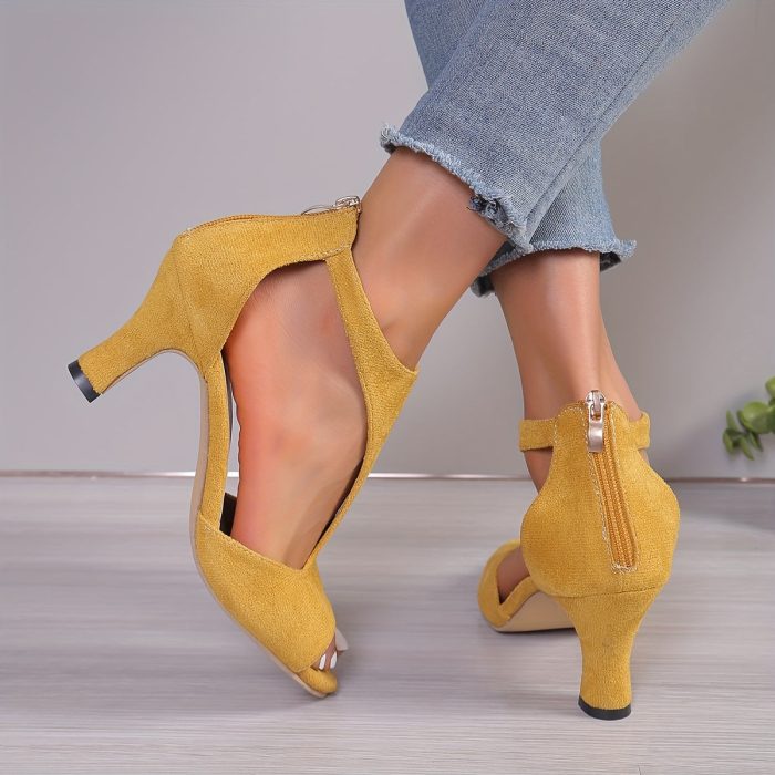 Elegancia™ – Sandales Femme à Talon Confortables & Chic pour Soirée