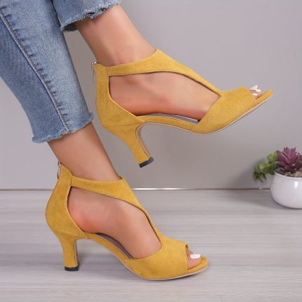 Elegancia™ – Sandales Femme à Talon Confortables & Chic pour Soirée