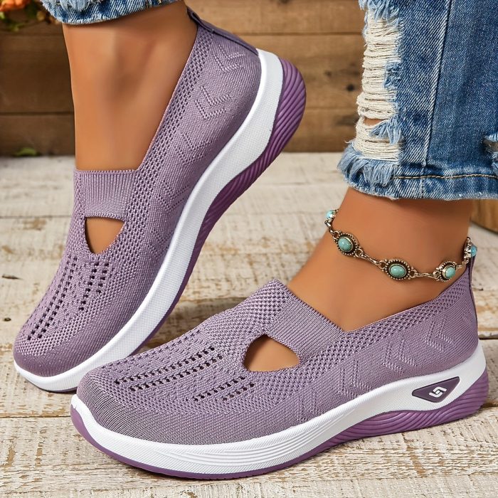 EleganzaWalk™ – Baskets Orthopédiques Femme Respirantes & Ultra-Confort