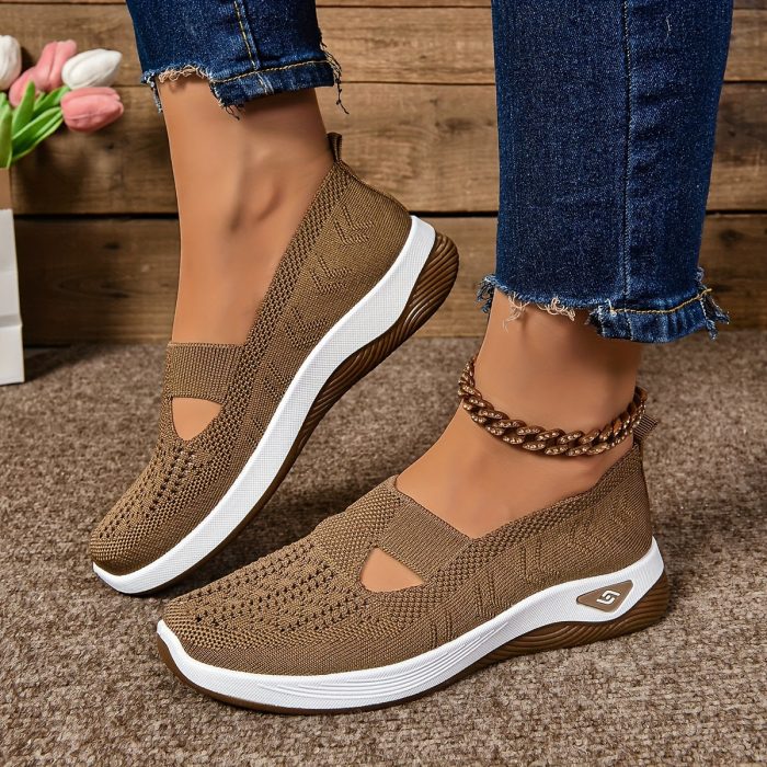 EleganzaWalk™ – Baskets Orthopédiques Femme Respirantes & Ultra-Confort