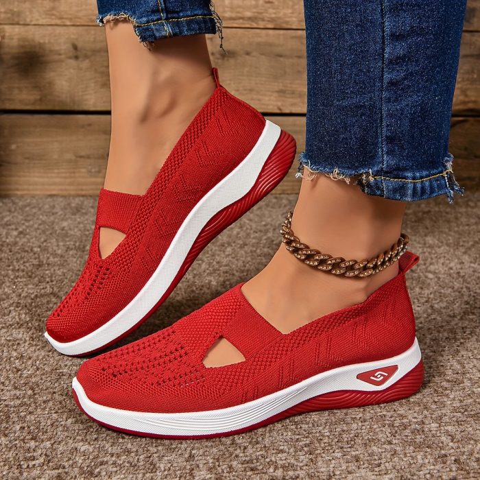 EleganzaWalk™ – Baskets Orthopédiques Femme Respirantes & Ultra-Confort
