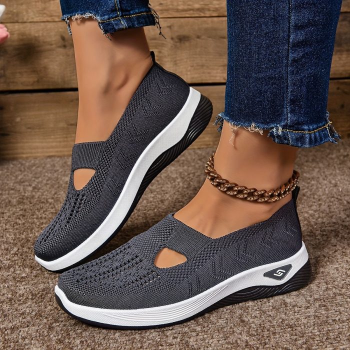 EleganzaWalk™ – Baskets Orthopédiques Femme Respirantes & Ultra-Confort