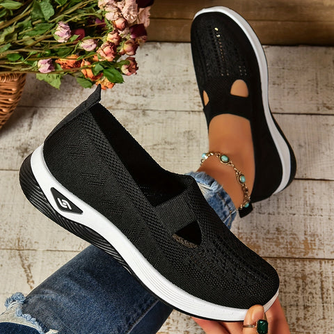 EleganzaWalk™ – Baskets Orthopédiques Femme Respirantes & Ultra-Confort