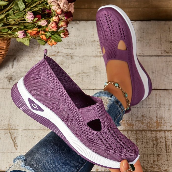 EleganzaWalk™ – Baskets Orthopédiques Femme Respirantes & Ultra-Confort