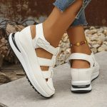ElevaSoft™ – Sandales Compensées Femme Confortables et Orthopédiques