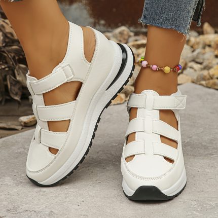 ElevaSoft™ – Sandales Compensées Femme Confortables et Orthopédiques