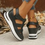 ElevaSoft™ – Sandales Compensées Femme Confortables et Orthopédiques