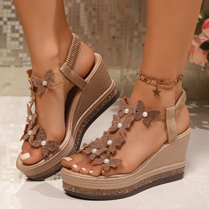Elevanza™ – Sandales Compensées Femme Confort
