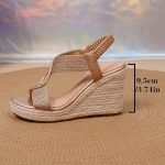 ElisaHeel™ – Sandales Femme à Talon Compensé