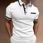 Endymion™ – Polo Homme Manche Longue en Coton Respirant Confortable