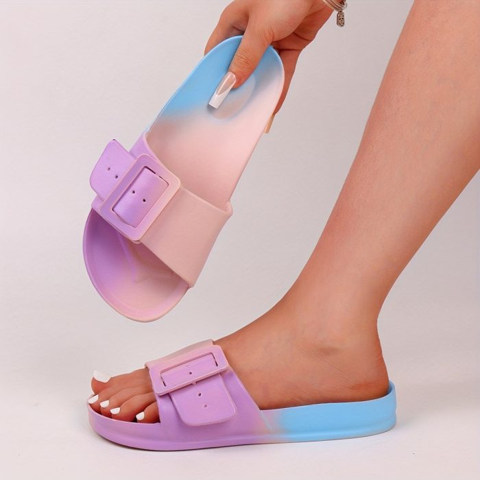 Evaora™ – Tong Femme Confort avec Boucle Réglable & Semelle Souple Été