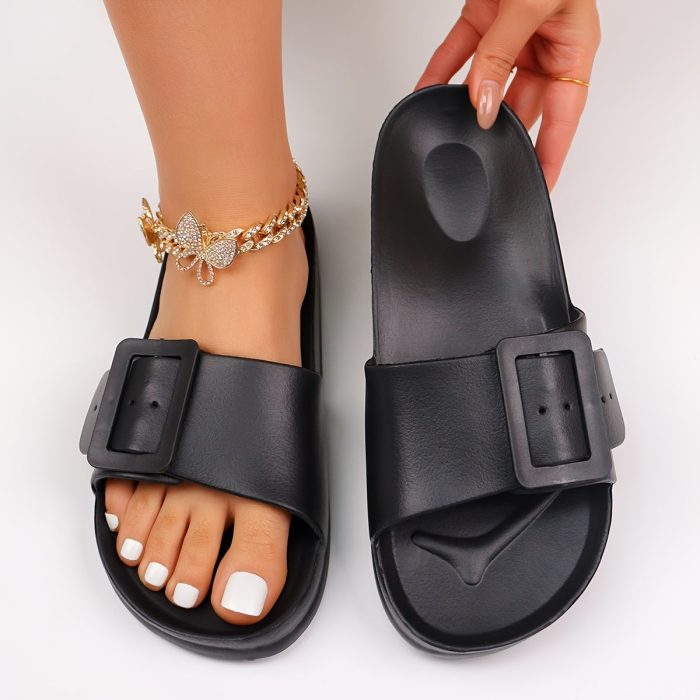Evaora™ – Tong Femme Confort avec Boucle Réglable & Semelle Souple Été