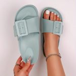 Evaora™ – Tong Femme Confort avec Boucle Réglable & Semelle Souple Été