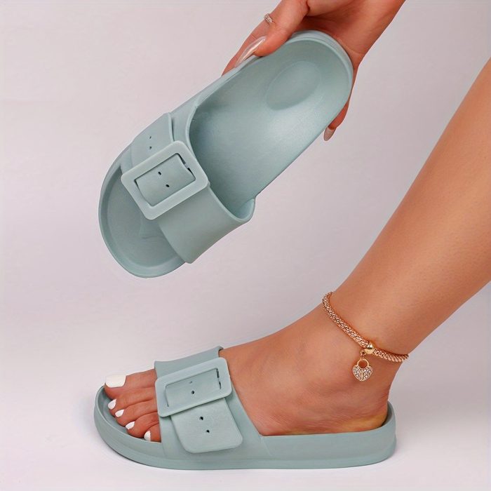 Evaora™ – Tong Femme Confort avec Boucle Réglable & Semelle Souple Été