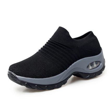 FashionStep™ – Baskets Femmes Confortables en Maille Respirante Blanche