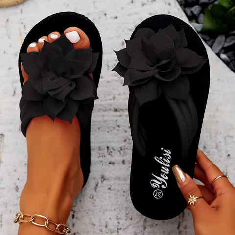 FleuriaStep™ – Tongs Femme Confortables & Élégantes pour l’Été