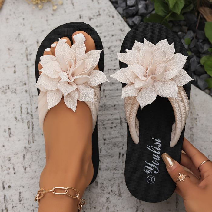 FleuriaStep™ – Tongs Femme Confortables & Élégantes pour l’Été