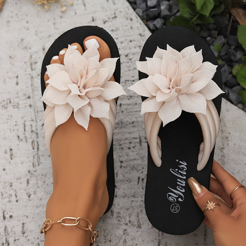 FleuriaStep™ – Tongs Femme Confortables & Élégantes pour l’Été