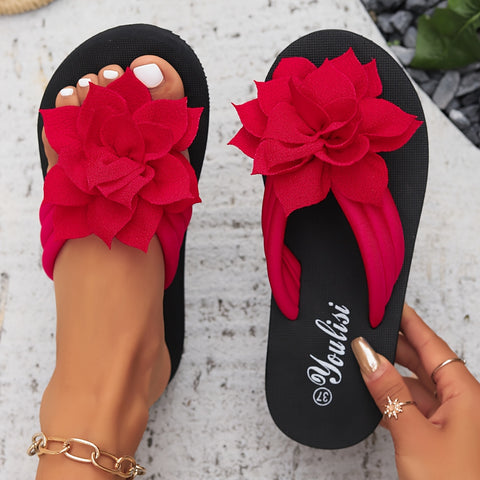FleuriaStep™ – Tongs Femme Confortables & Élégantes pour l’Été