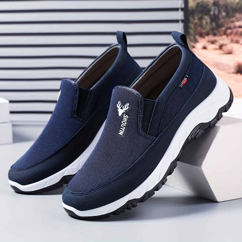 FlexiEase™ – Hommes Baskets Confortables Légères à Enfiler Respirantes-5