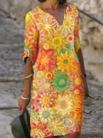 Variant image for FloraCharm™ – Robe d'Été Femme Chic en Coton 100% Respirant-7