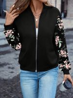FloraZipp™ – Veste Zippée Femme Imprimée & Tendance