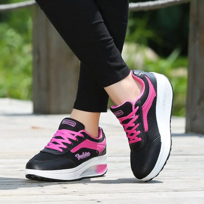 Fomeycom™ – Baskets Femme Confortables et Respirantes en Mesh Blanc