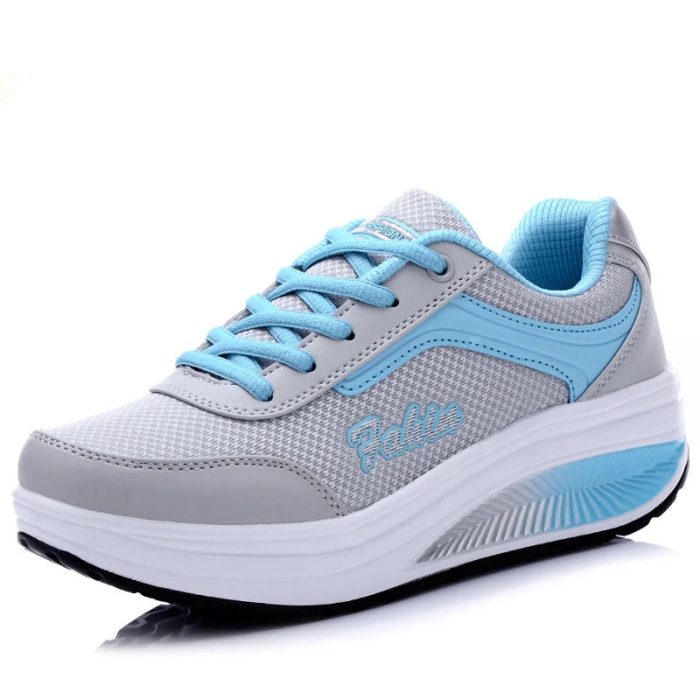 Fomeycom™ – Baskets Femme Confortables et Respirantes en Mesh Blanc