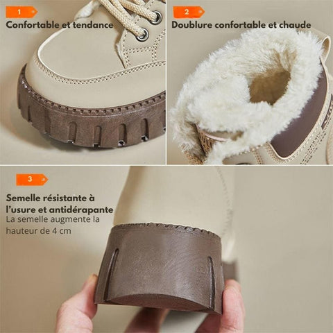 FrostLuxe - Bottines de Neige Chaudes et Antidérapantes