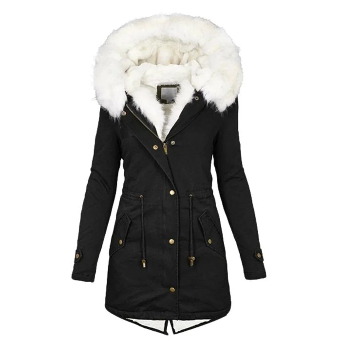 FrostEase™ – Manteau Long Doublé en Polaire