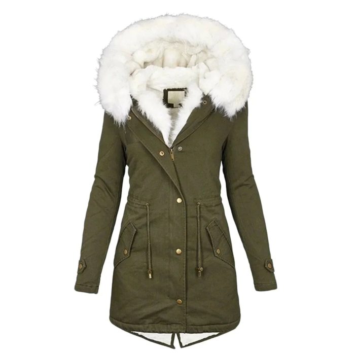 FrostEase™ – Manteau Long Doublé en Polaire