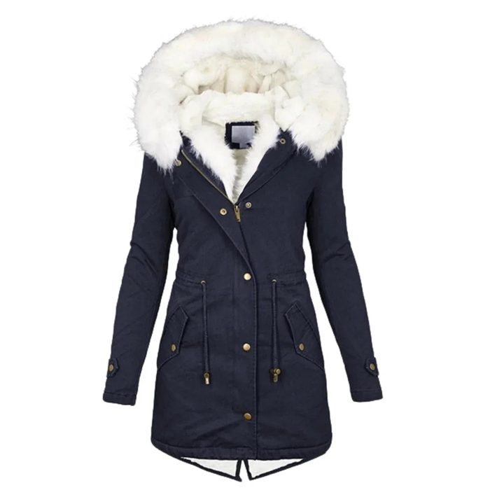 FrostEase™ – Manteau Long Doublé en Polaire