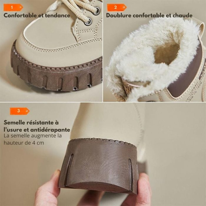 FrostLuxe™ – Bottines de Neige Chaudes et Antidérapantes