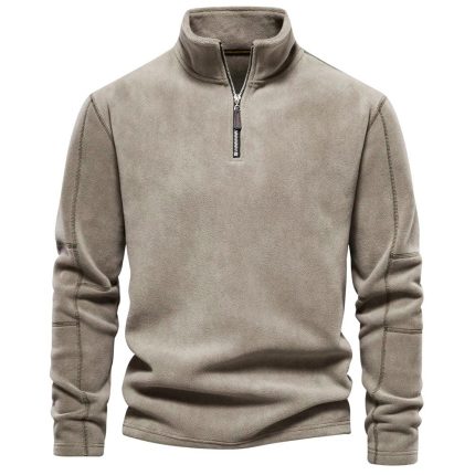 FrostLux™ – Pull Polaire Homme Élégant et Confortable