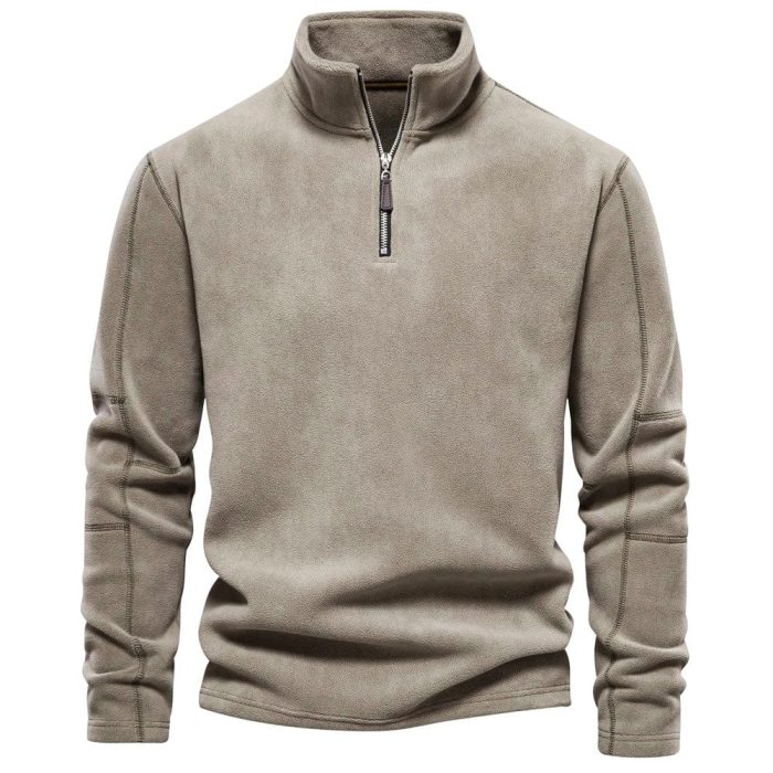 FrostLux™ – Pull Polaire Homme Élégant et Confortable