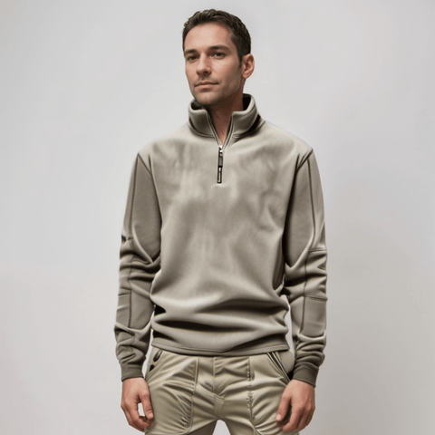 FrostLux™ – Pull Polaire Homme Élégant et Confortable