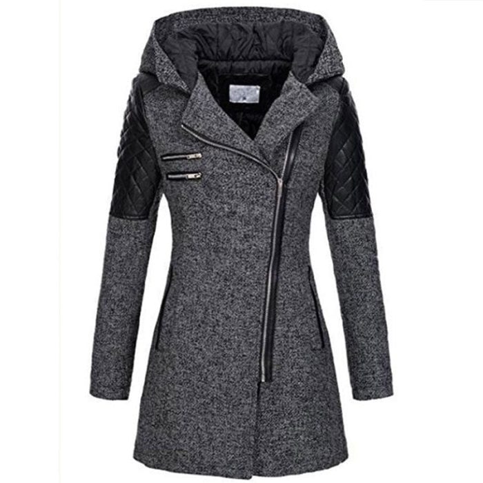 FrostyGrace™ – Manteau Long Élégant et Chaud